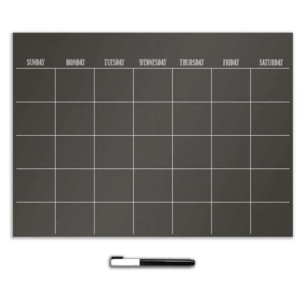 Brewster Home Fashions Brewster Home Fashions WPE0981 Black Monthly Calendar Decal - 17.5 in. WPE0981